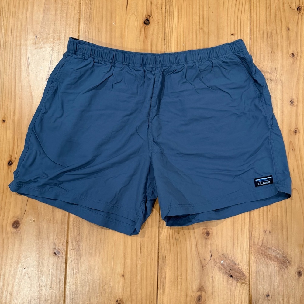 L.L. Bean Men's Athletic Blue Shorts